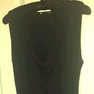 KRISA BLACK DROOP NECK DRESS SIZE SMALL
